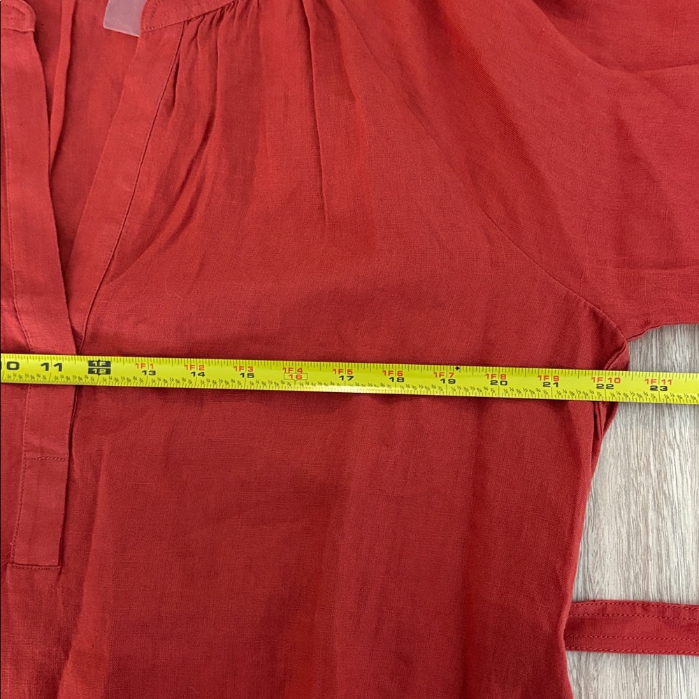 NWT J. Crew Cabana Dress in Linen Size Large Tall - Picture 8 of 11
